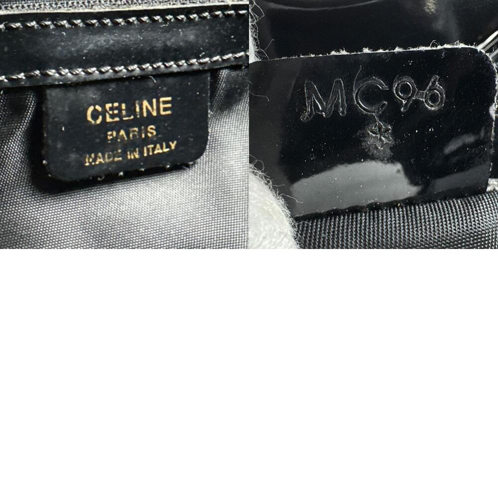 Celine handbag Patent Vernis leather black - Picture 5 of 5